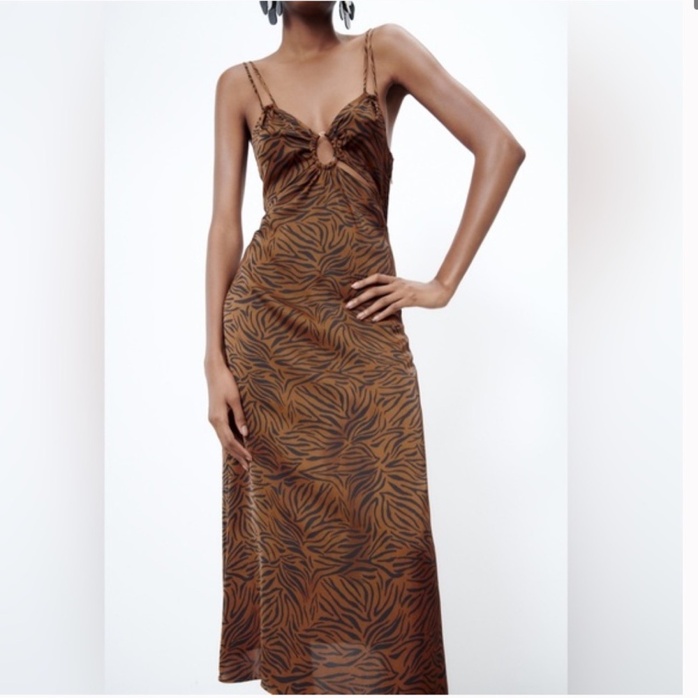 Zara Animal print dress